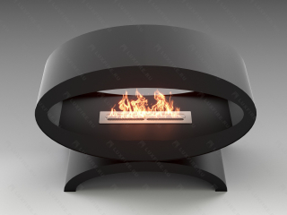Напольный биокамин Lux Fire Эклипс 900